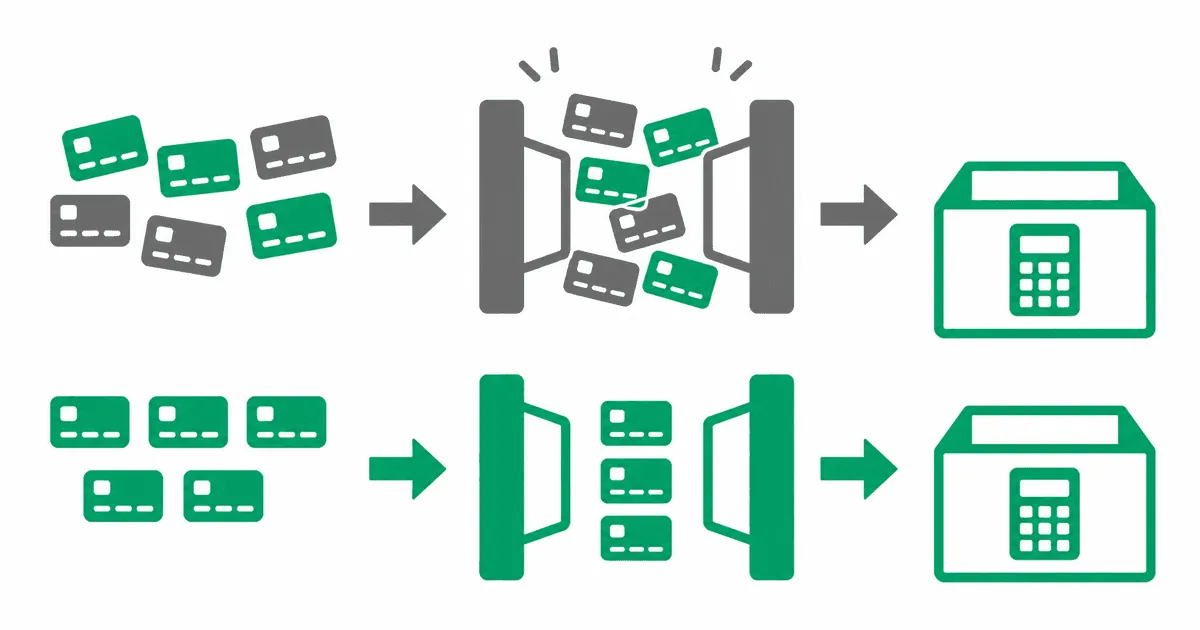 私用と事業用が混ざると確認が増え、分けておくと明細がまっすぐ処理される