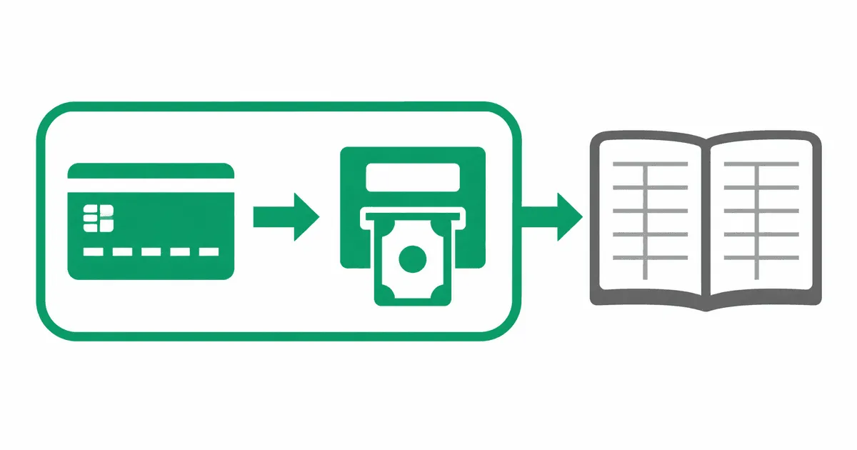 カード利用と後日の引き落としは、別々の経費ではなく一組として確認する